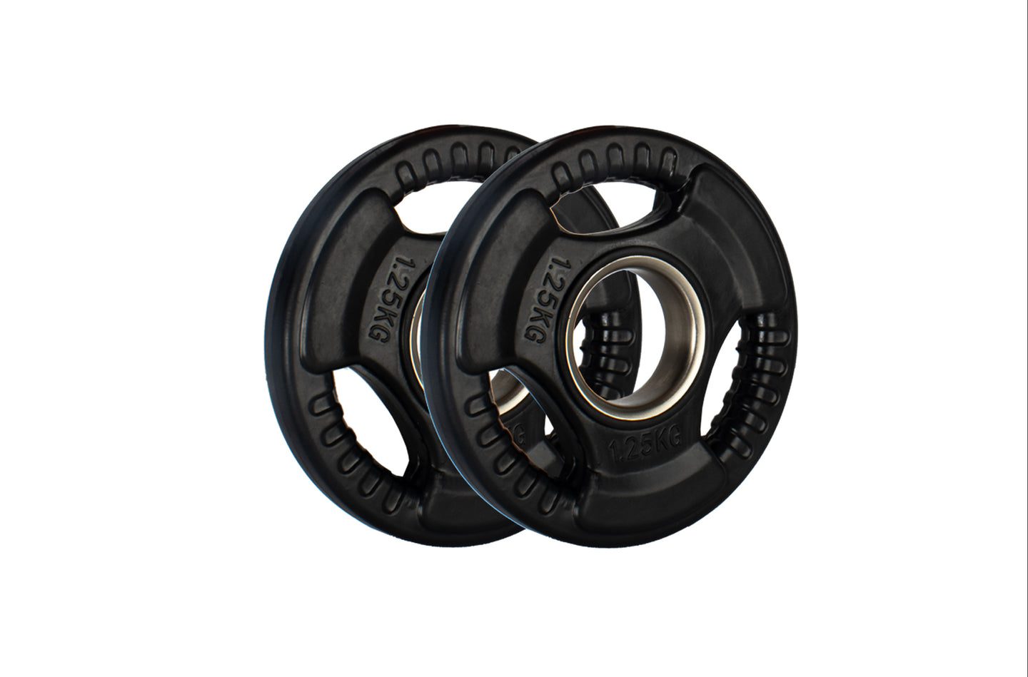 Olympic Rubber Tri-Grip Plates - 1.25KG Pair (2.5KG Total)