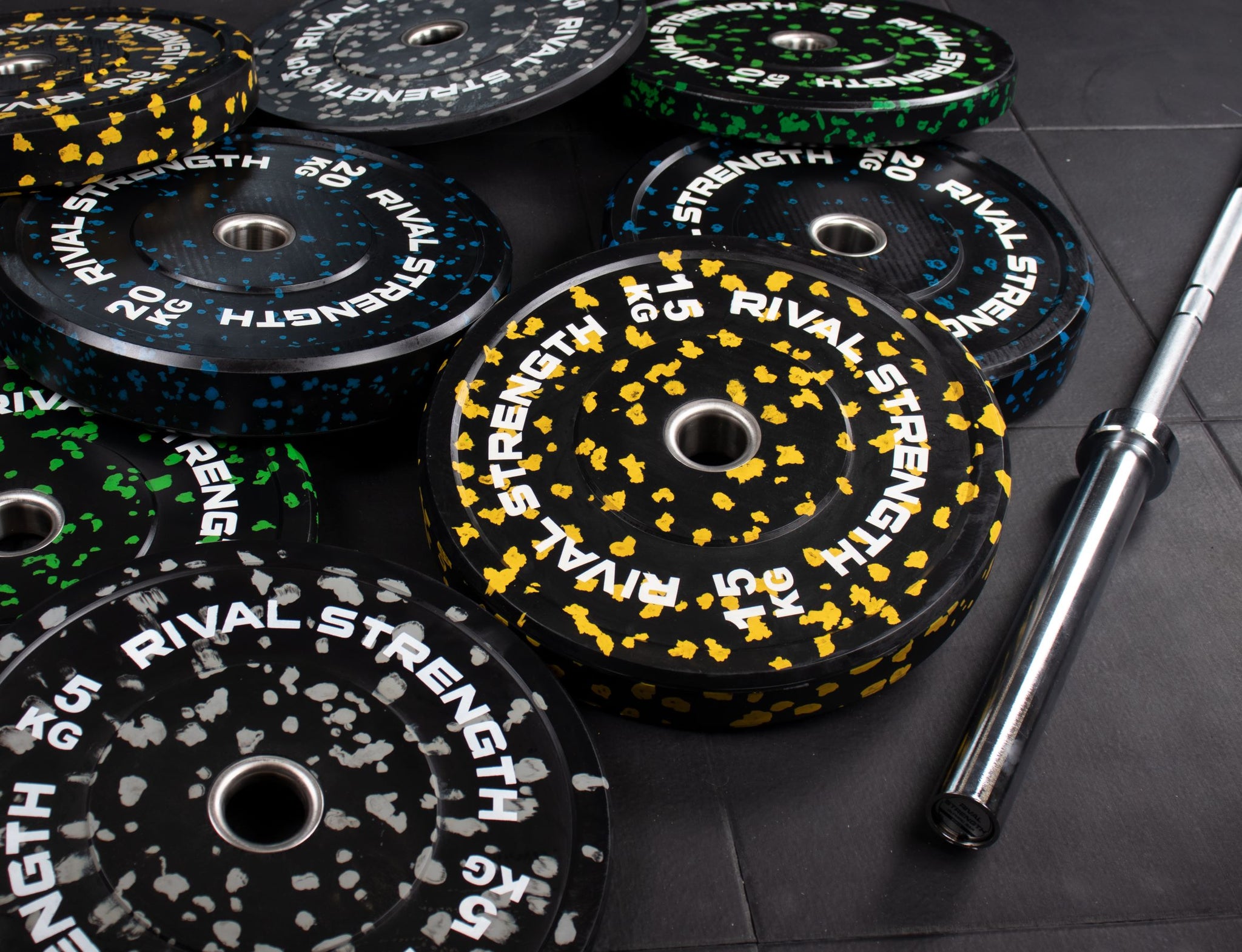 END OF LINE | Rival Olympic Colour Splash Bumper Plates