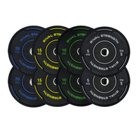 Rival Olympic Black Accent Bumper Plates 2.0