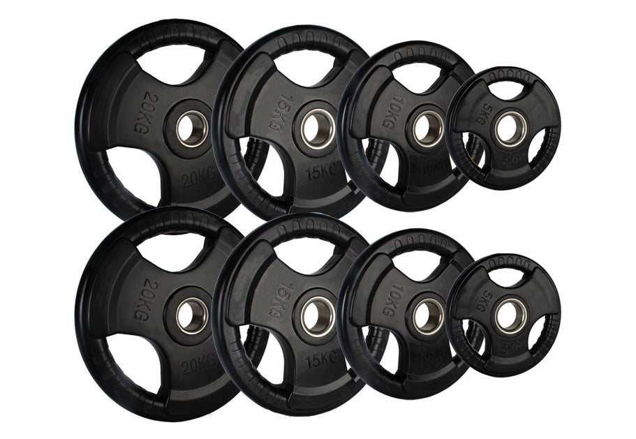 Olympic Rubber Tri-Grip Plates