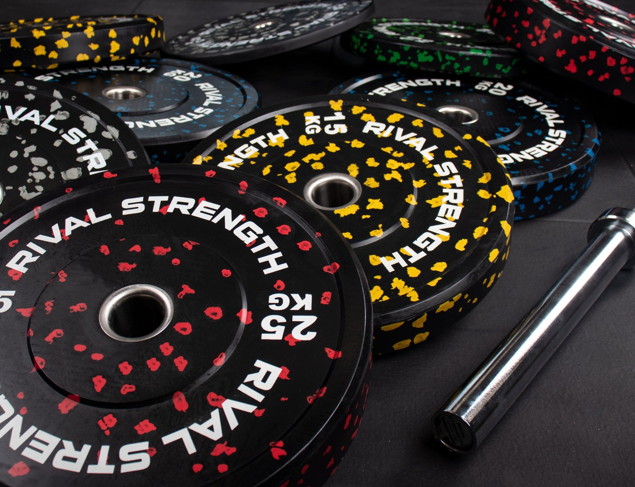 END OF LINE | Rival Olympic Colour Splash Bumper Plates