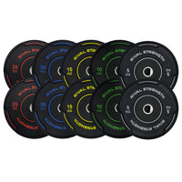 Rival Olympic Black Accent Bumper Plates 2.0