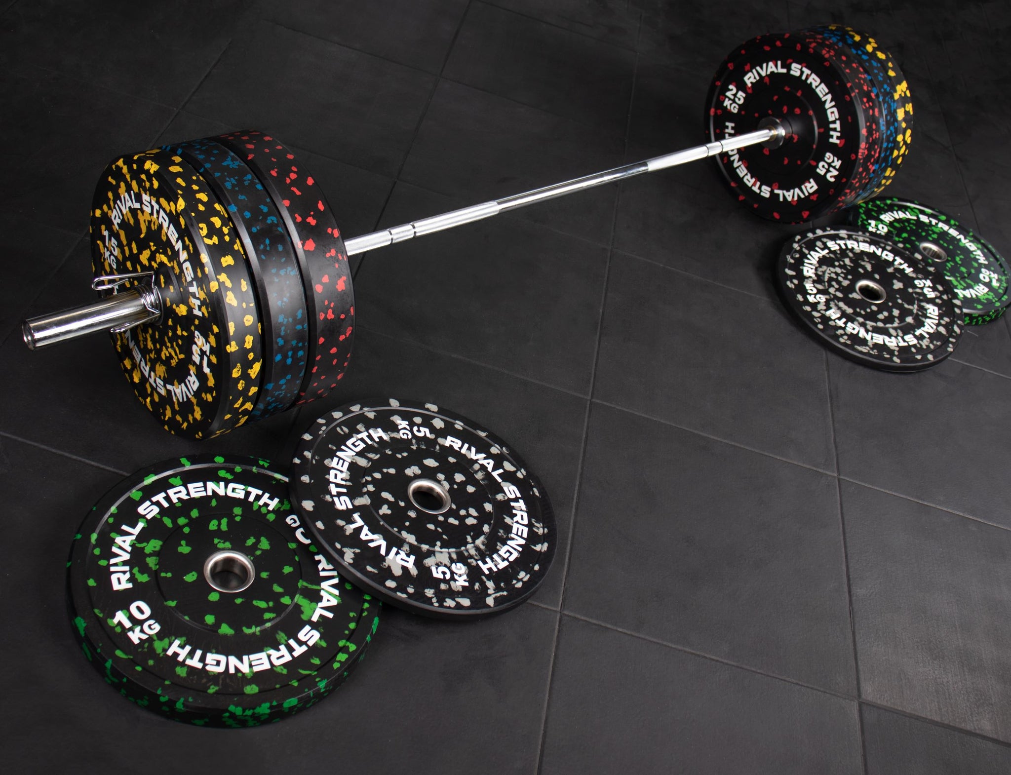END OF LINE | Rival Olympic Colour Splash Bumper Plates