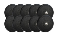 Monochrome Olympic Black Bumper Plates