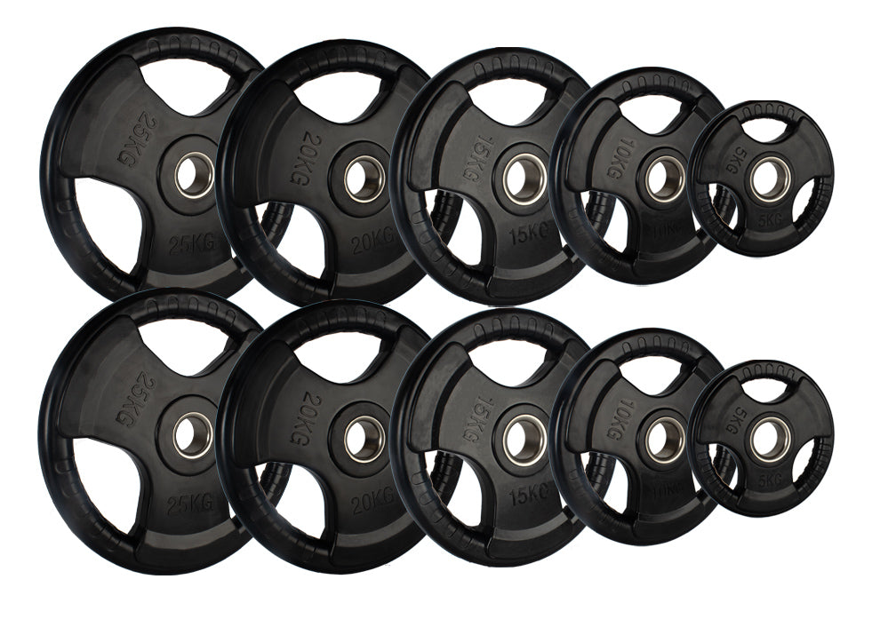 Olympic Rubber Tri-Grip Plates