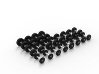 Urethane Round Dumbbells Sets With Optional Storage Rack