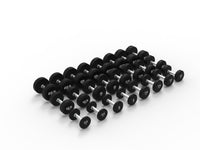 Urethane Round Dumbbells Sets With Optional Storage Rack