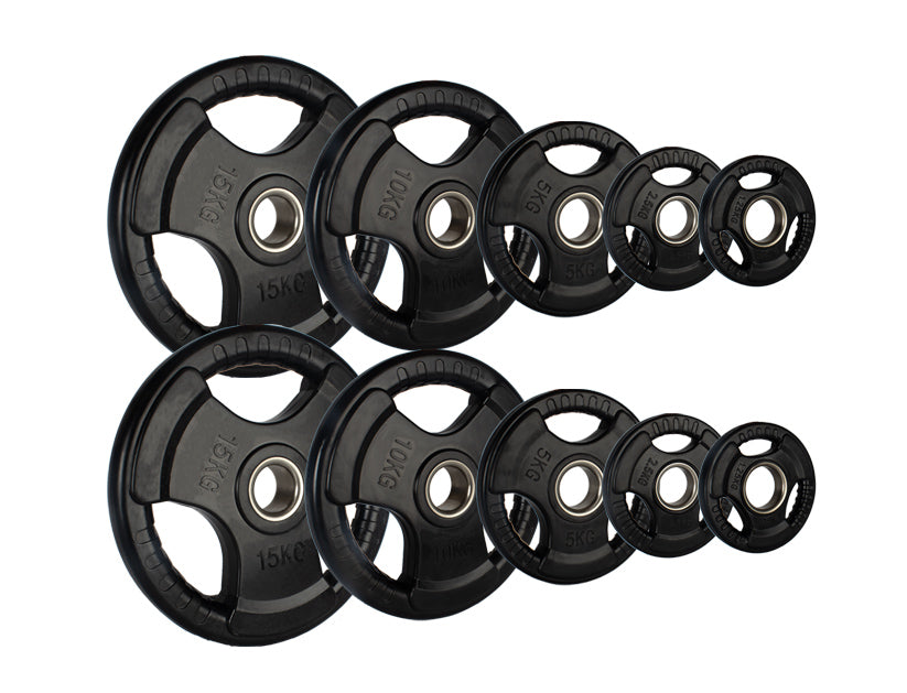 Olympic Rubber Tri-Grip Plates