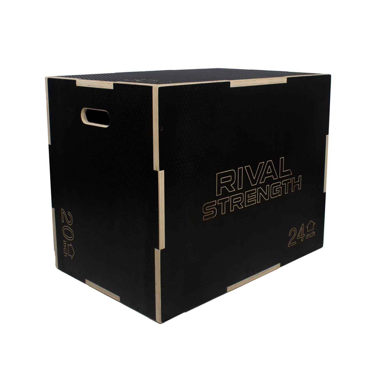 Rival Anti-Slip Plyo Jump Box 3-in-1 - 30" x 24" x 20"