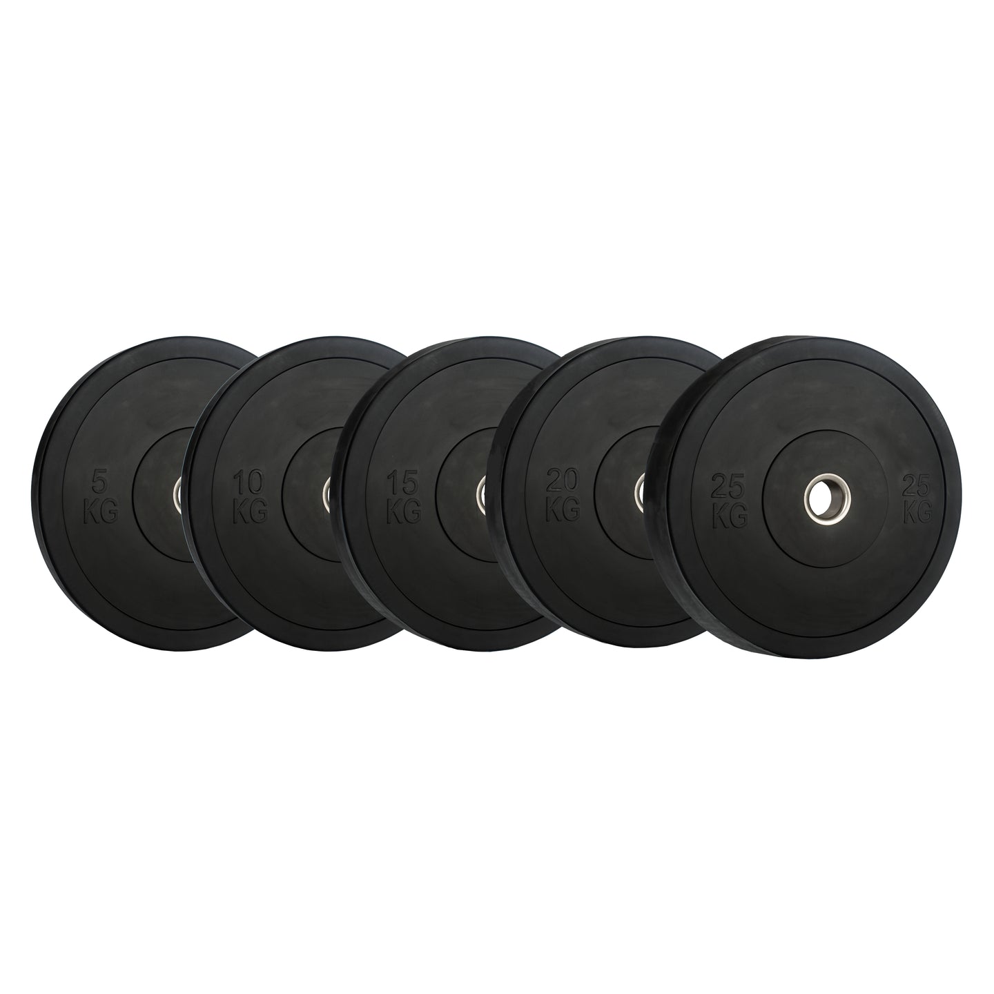 END OF LINE | Monochrome Olympic Black Bumper Plates