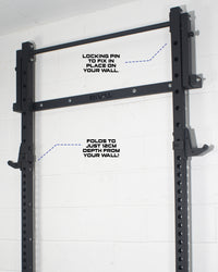 Rival J-1 Series Folding Wall Mount Rack