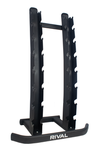 Rival Hex Dumbbell Sets With Vertical Storage Rack