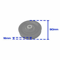Rival Replacement Cable Pulley Machine Wheels