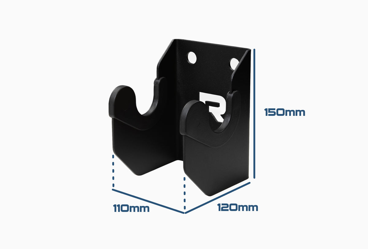 Rival WallMounted Hex Dumbbell Storage Hangers (110KG) Rival Strength