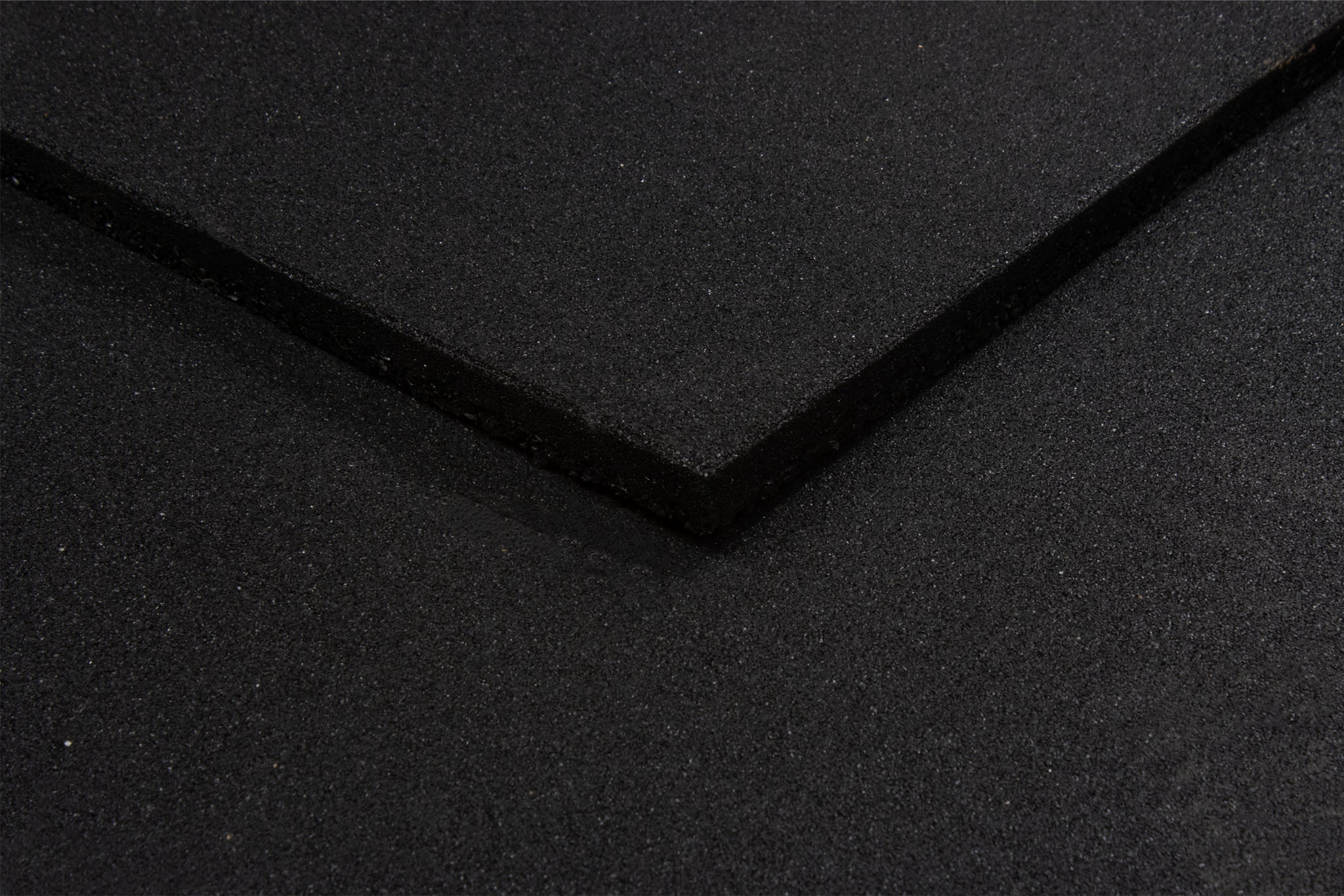 Black Rubber SBR Gym Floor Tiles (1m x 1m) (30mm)