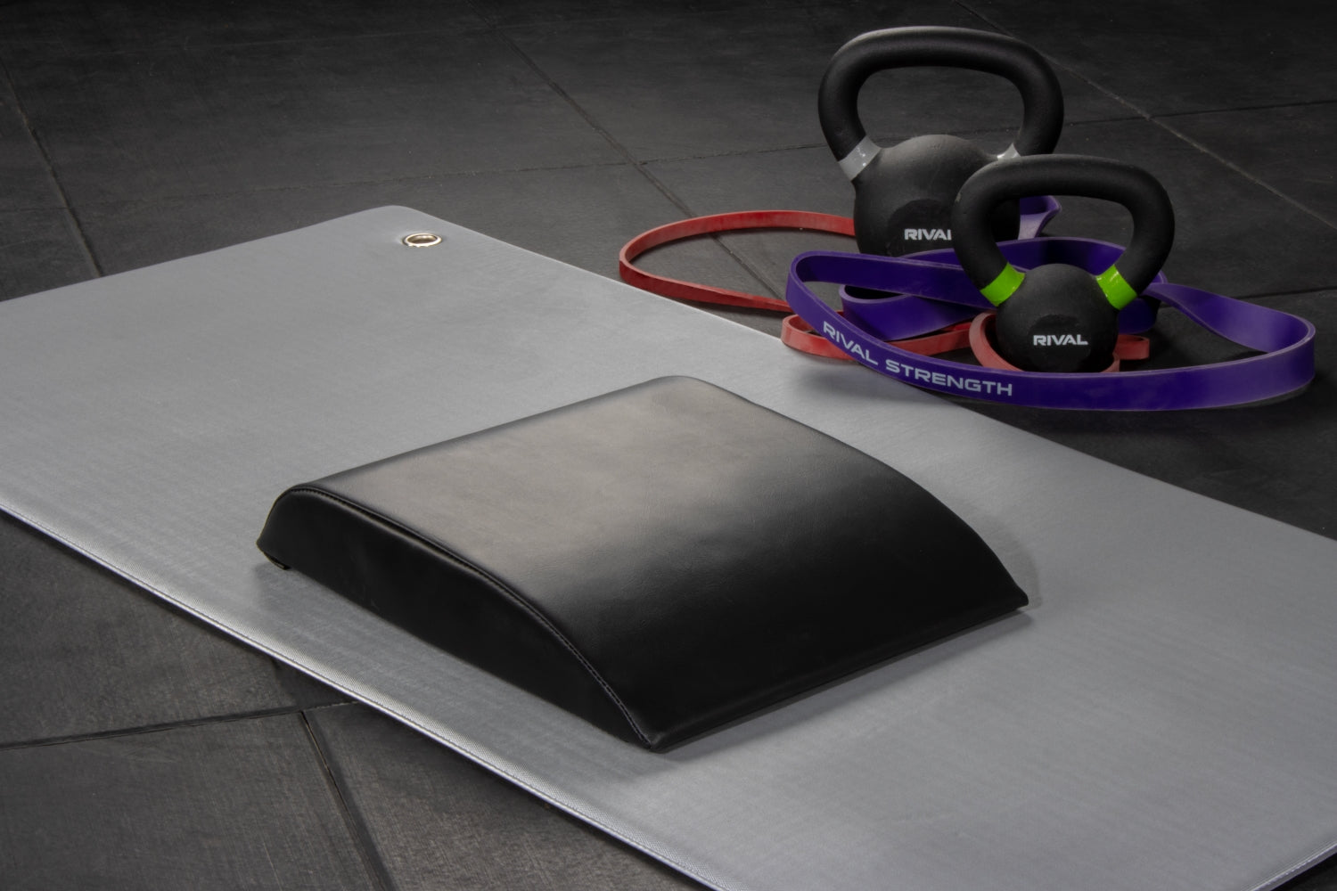 Rival PVC Yoga Mat With Eyelets