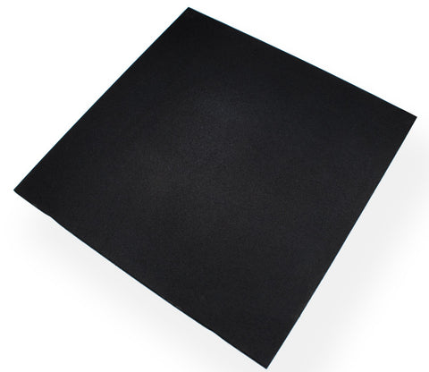Black Rubber SBR Gym Floor Tiles (1m x 1m) (20/30mm)