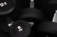 Urethane Round Dumbbells Sets With Optional Storage Rack