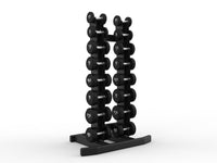 Urethane Round Dumbbells Sets With Optional Storage Rack