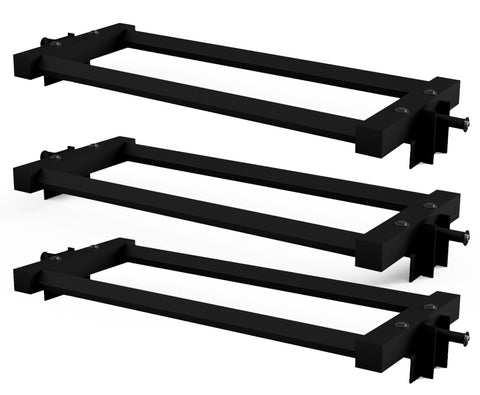 Rival S-Series Rack Mounted Bumper Weight Plate Storage Shelves (75mm)