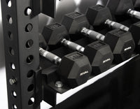 Rival S-Series Rack Mounted Dumbbell Storage Shelves (75x75mm)