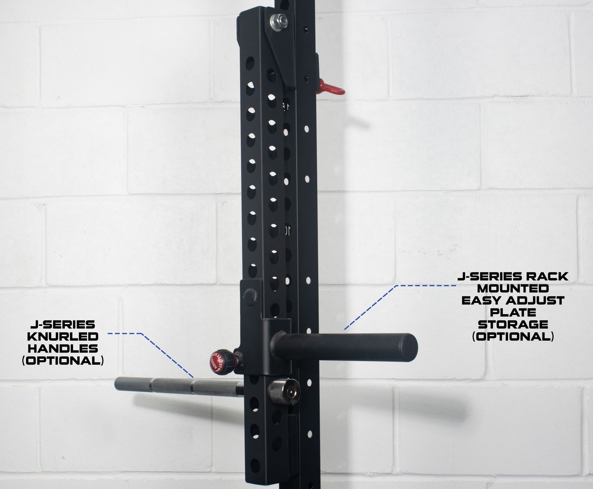 Rival Knurled Straight Handles (Pair)