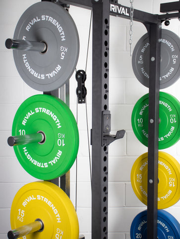 Rival J-1 Series Folding Power Rack with Cable System