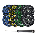 Rival Olympic Colour Splash Bumper Plate 2.0 and Optional Barbell Sets