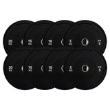Monochrome Olympic Black Bumper Plates 2.0