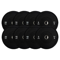 Monochrome Olympic Black Bumper Plates 2.0