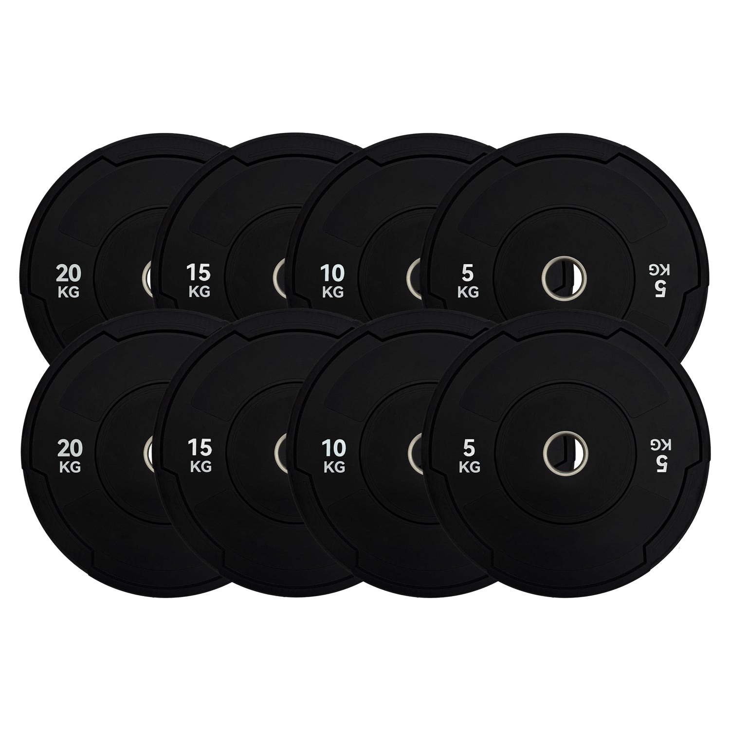 Monochrome Olympic Black Bumper Plates 2.0