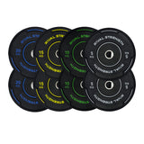 Rival Olympic Black Accent Bumper Plates 2.0