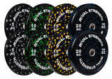 Rival Olympic Colour Splash Bumper Plate and Optional Barbell Sets