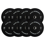 Rival Olympic Black Bumper Plates 2.0