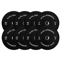 Rival Olympic Black Bumper Plates 2.0