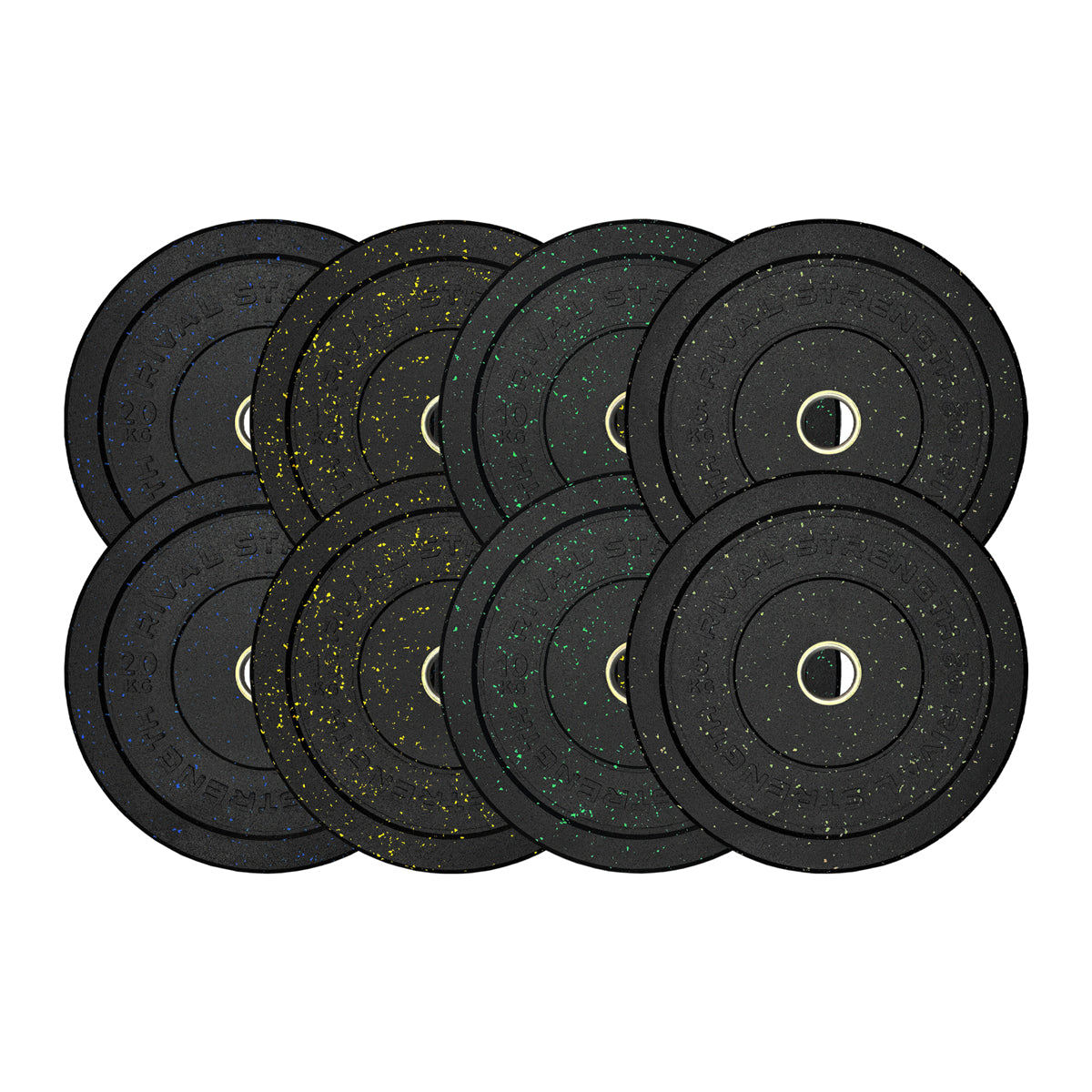 Rival Crumb Rubber Olympic Bumper Plates