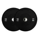 Monochrome Olympic Black Bumper Plates 2.0