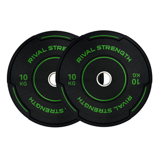 Rival Olympic Black Accent Bumper Plates 2.0