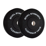 Rival Olympic Black Bumper Plates
