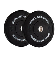 Rival Olympic Black Bumper Plates