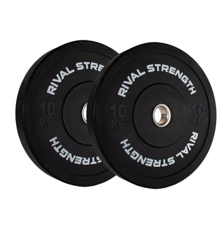 Rival Olympic Black Bumper Plates