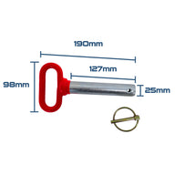 Rival Red Detent Hitch Pins