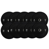 Monochrome Olympic Black Bumper Plates 2.0