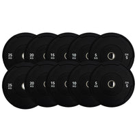 Monochrome Olympic Black Bumper Plates 2.0