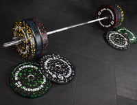 Rival Olympic Colour Splash Bumper Plate and Optional Barbell Sets