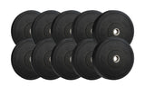 Monochrome Olympic Black Bumper Plates