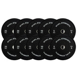Rival Olympic Black Bumper Plates 2.0