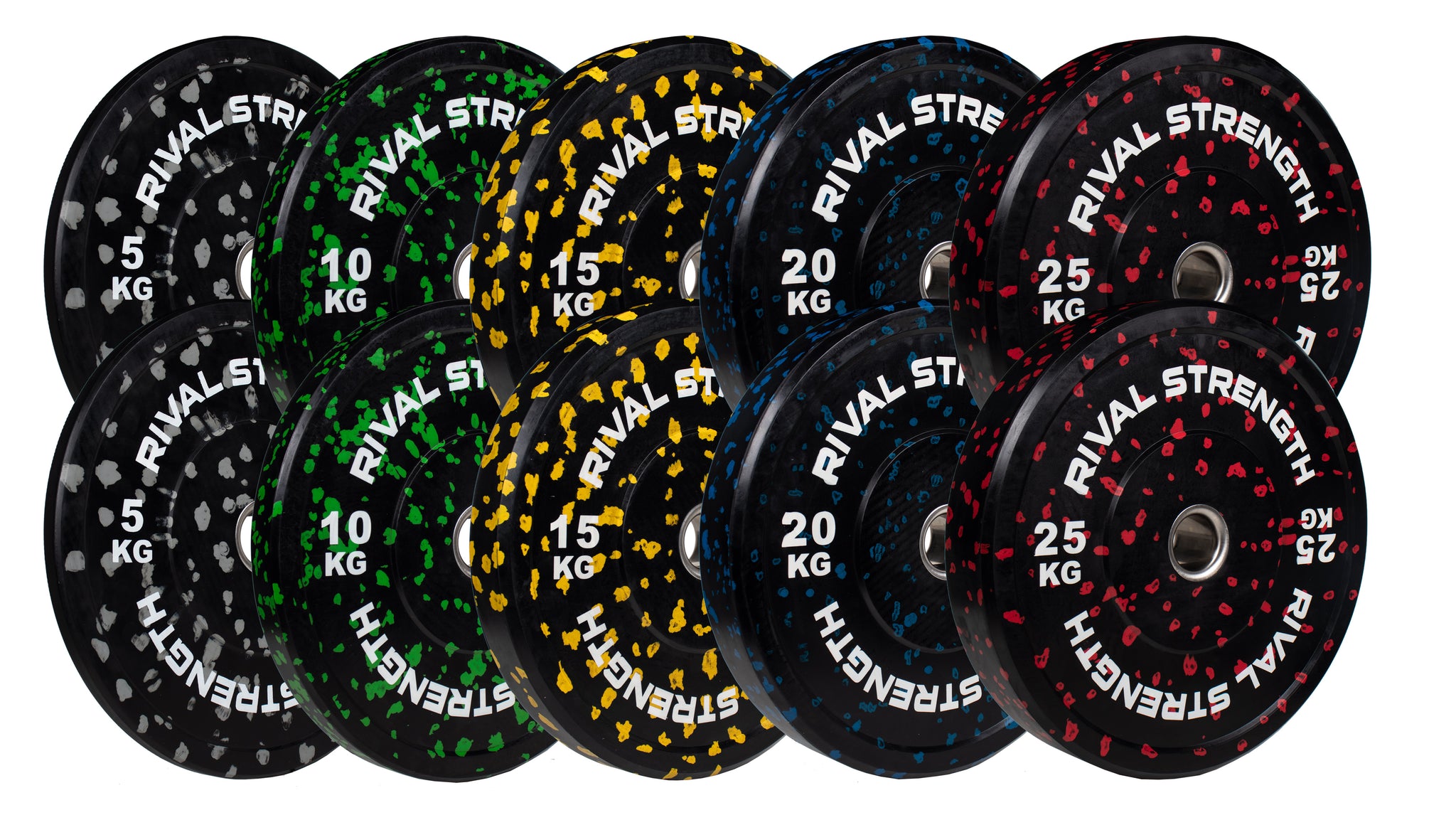 Rival Olympic Colour Splash Bumper Plates