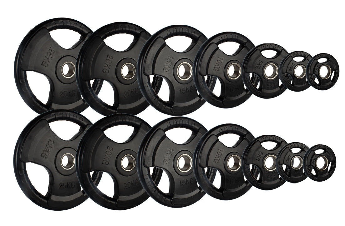 Olympic Rubber Tri-Grip Plates