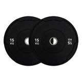 Monochrome Olympic Black Bumper Plates 2.0